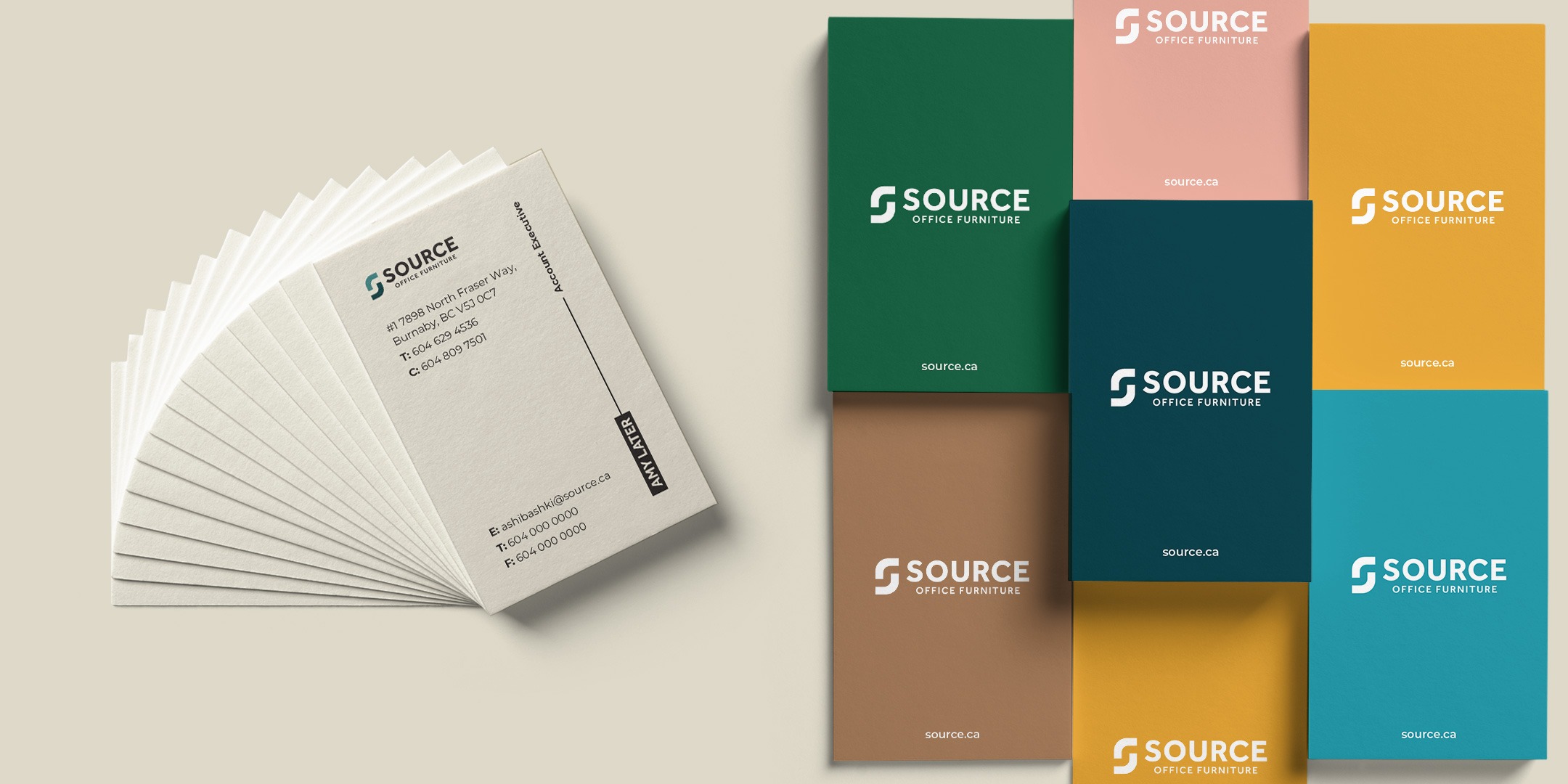 Source Office business card designs