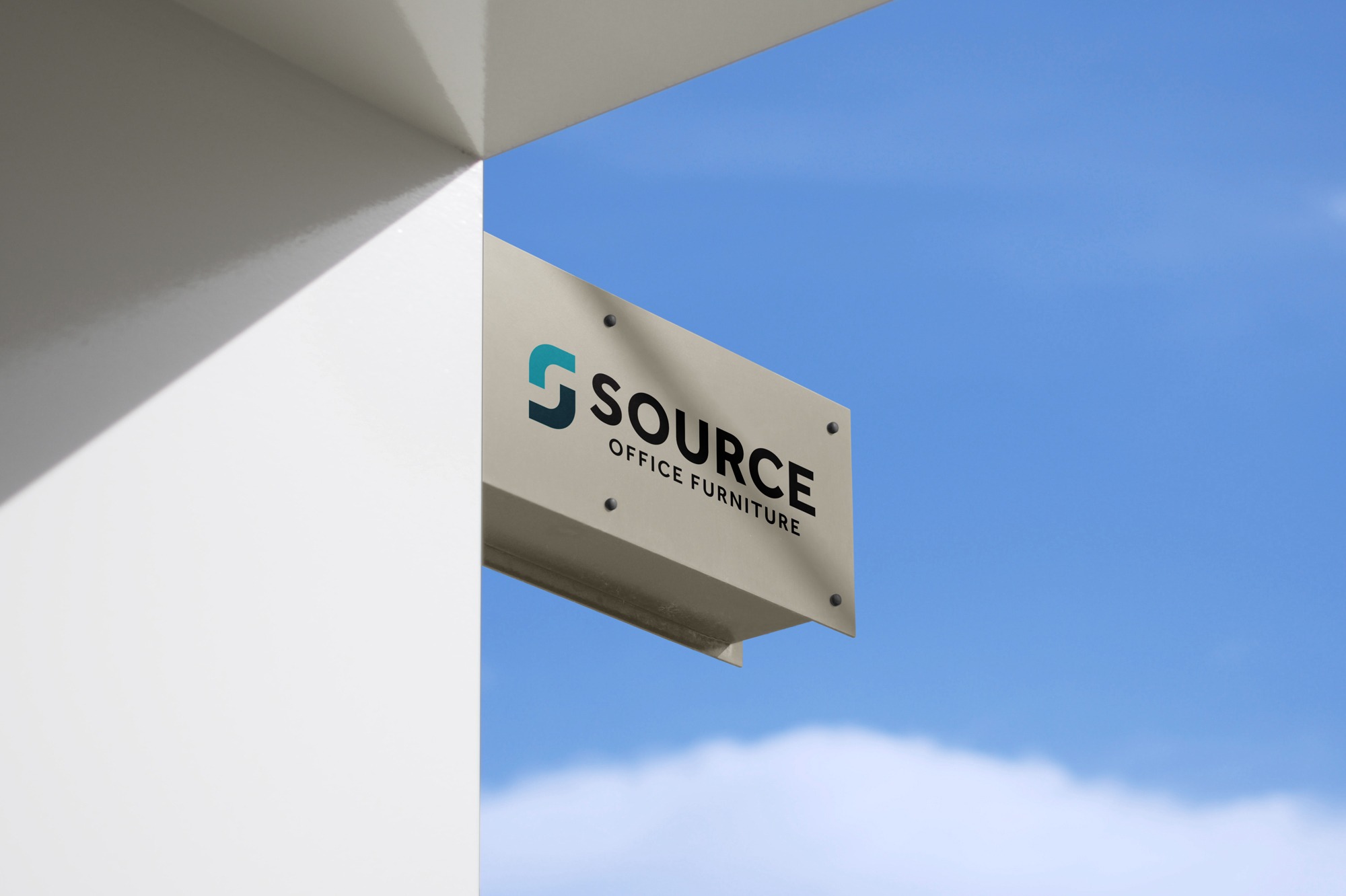 Source Office Furniture logo on signage