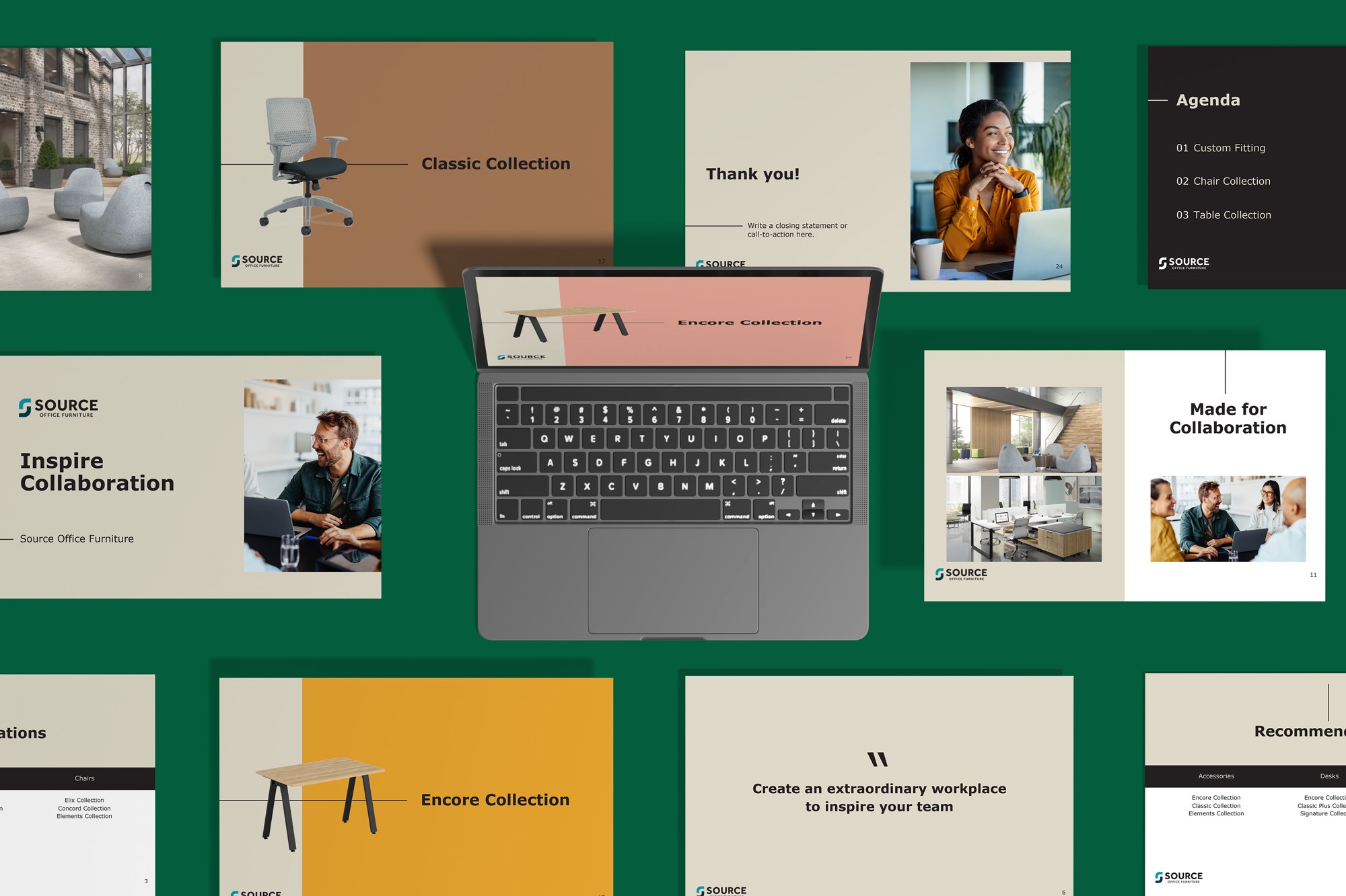 Source Office Furniture's new PowerPoint template