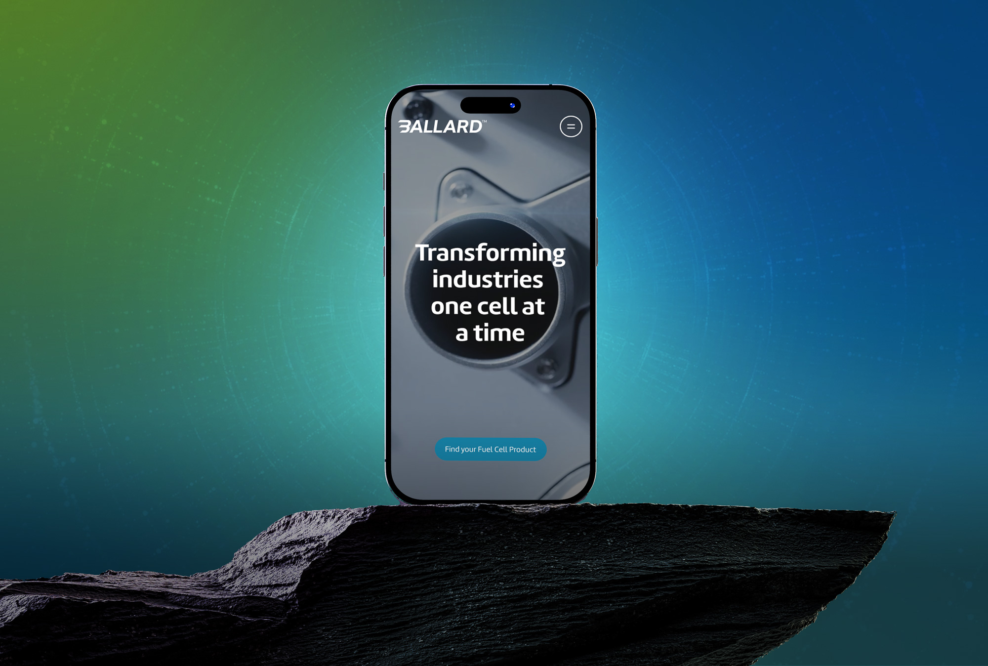 Ballard website homes creen on iphone